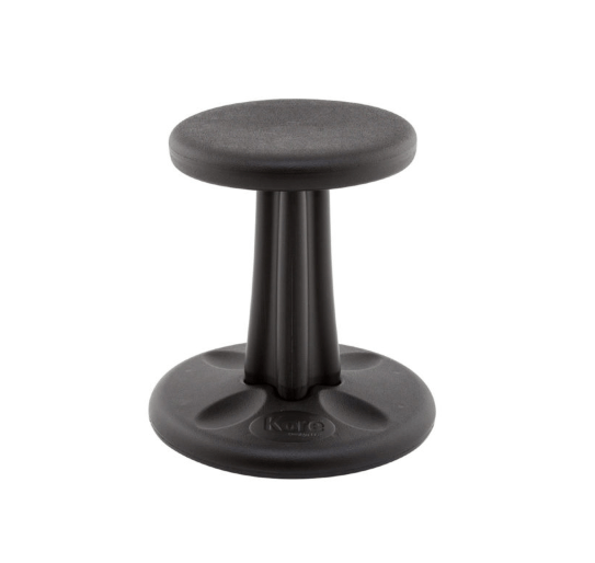 KORE PRE-SCHOOL WOBBLE STOOL  14" high Black - 8 Available