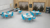 Smith System Huddle Classroom Set of 24 Plus Groove Stack Chairs
