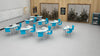 Smith System Huddle Classroom Set of 24 Plus Groove Stack Chairs