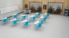 Smith System Huddle Classroom Set of 24 Plus Groove Stack Chairs
