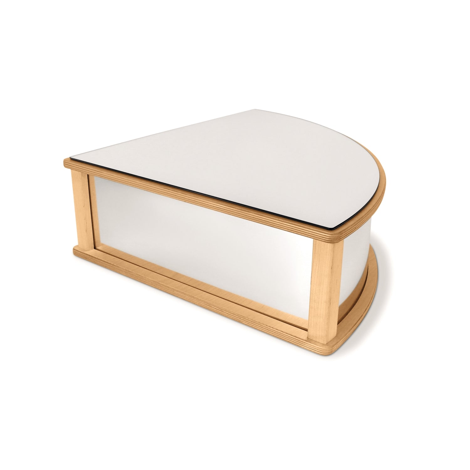 Whitney Brothers Quarter Round Infant Floor Mirror