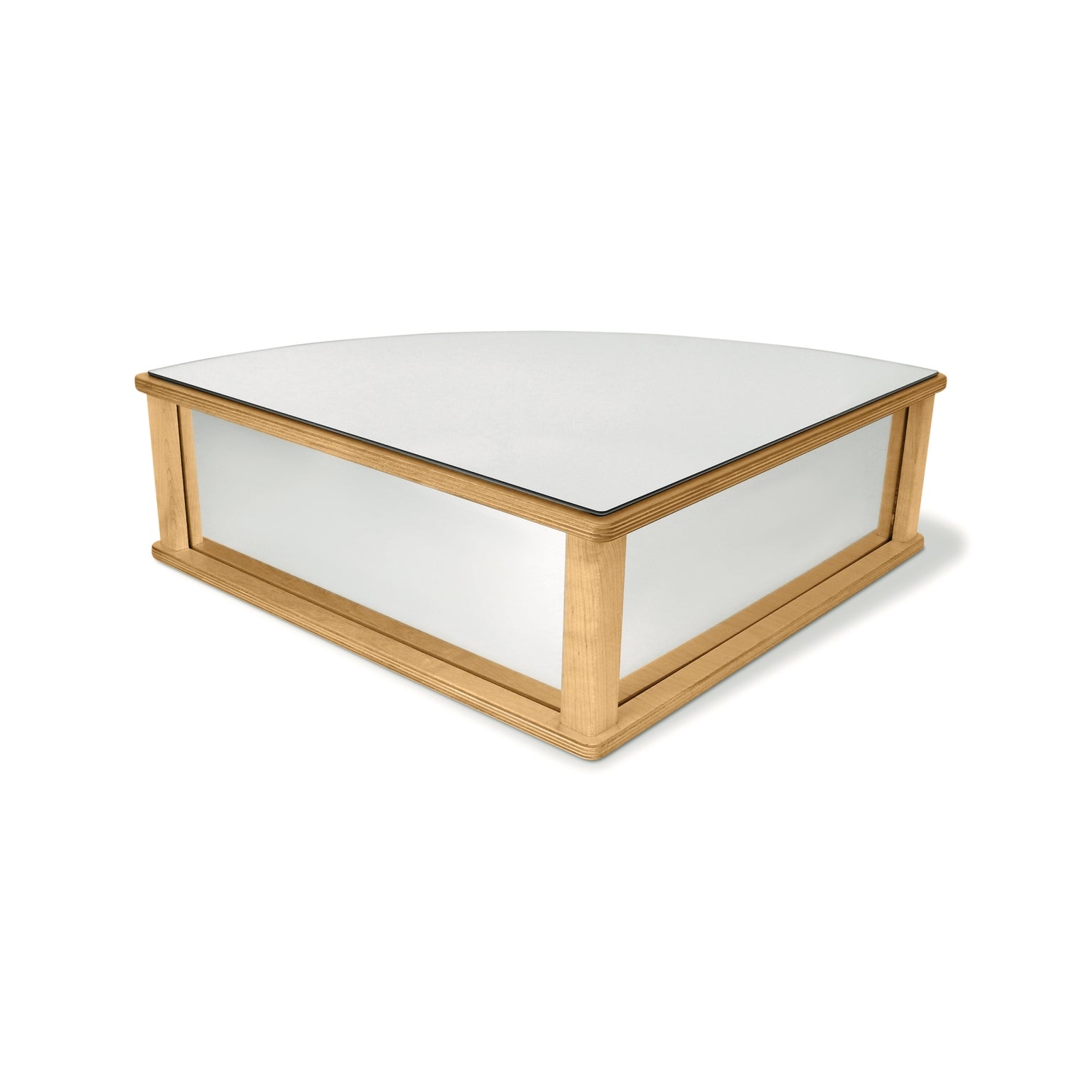 Whitney Brothers Quarter Round Infant Floor Mirror