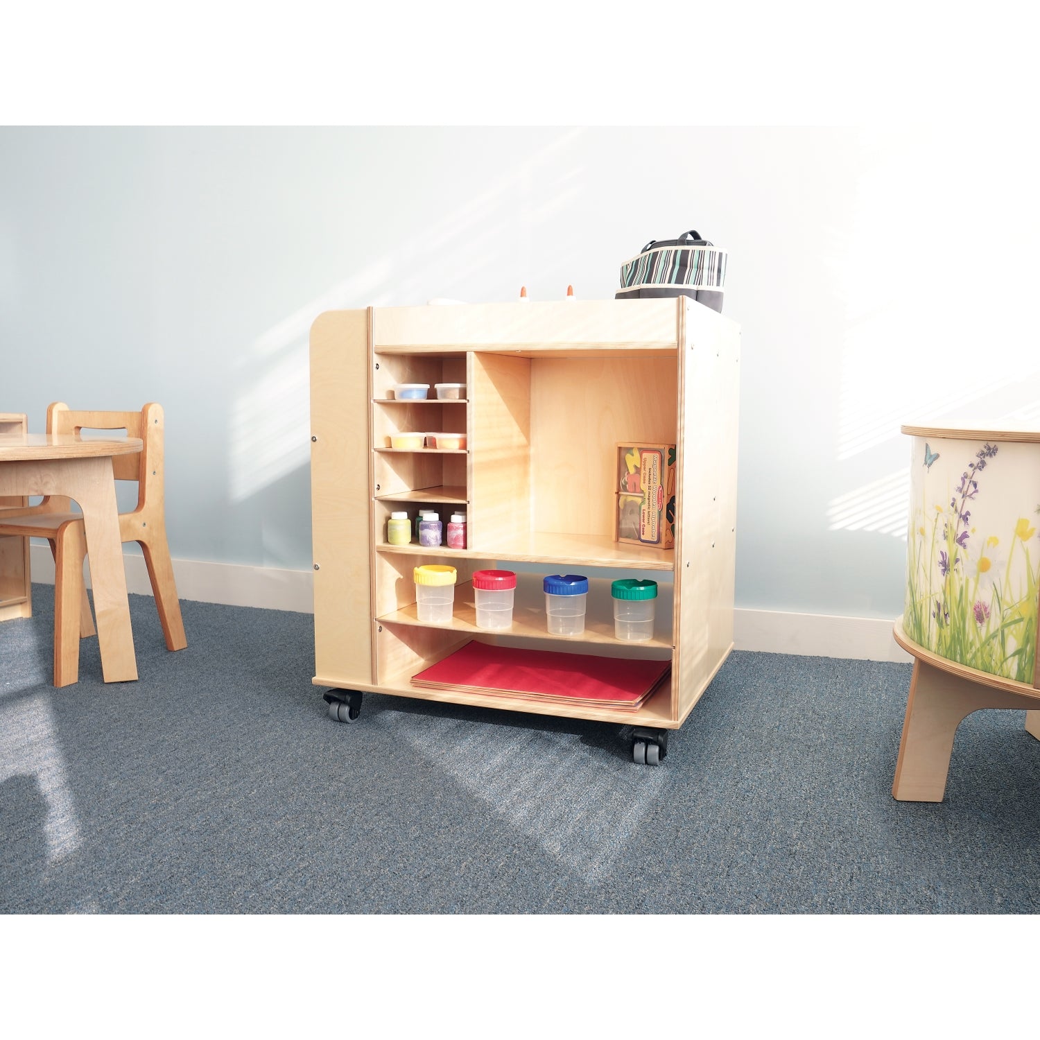 Whitney Brothers Rolling Art Cart