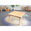 Whitney Brothers Nature View Live Edge Square Table 20H