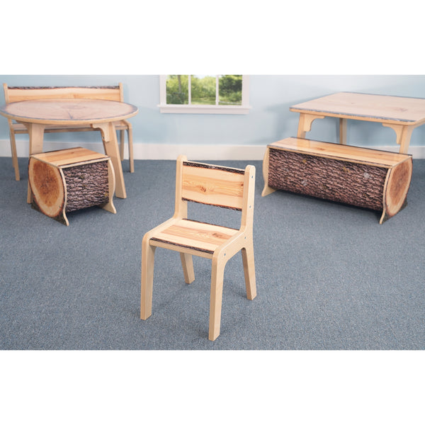 Whitney Brothers Nature View Live Edge Chair 14H