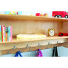 Whitney Brothers Double Row Wall Mounted Coat Rack