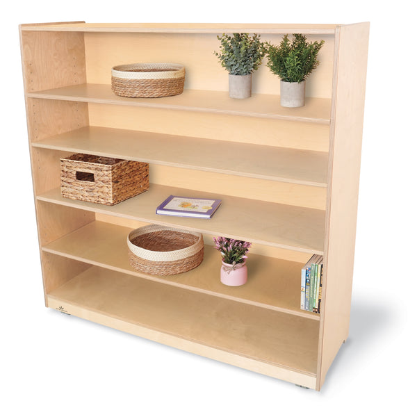 Whitney Brothers Mobile Shelf Cabinet 48H