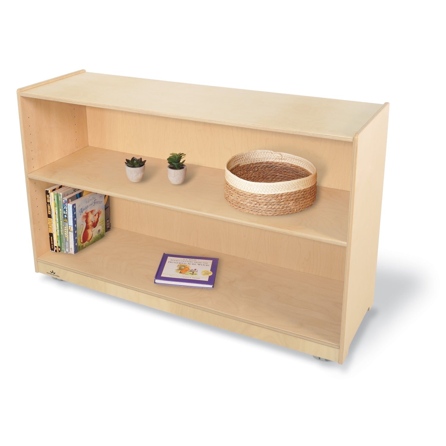 Whitney Brothers Mobile Shelf Cabinet 30H