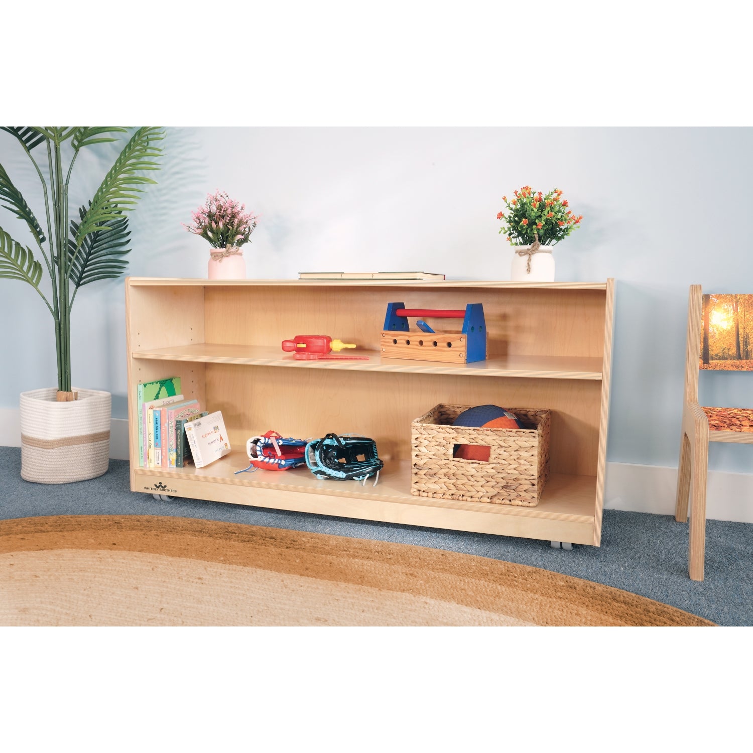 Whitney Brothers Mobile Shelf Cabinet 24H