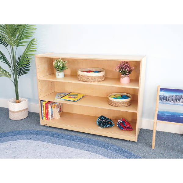 Whitney Brothers Mobile Shelf Cabinet 36H