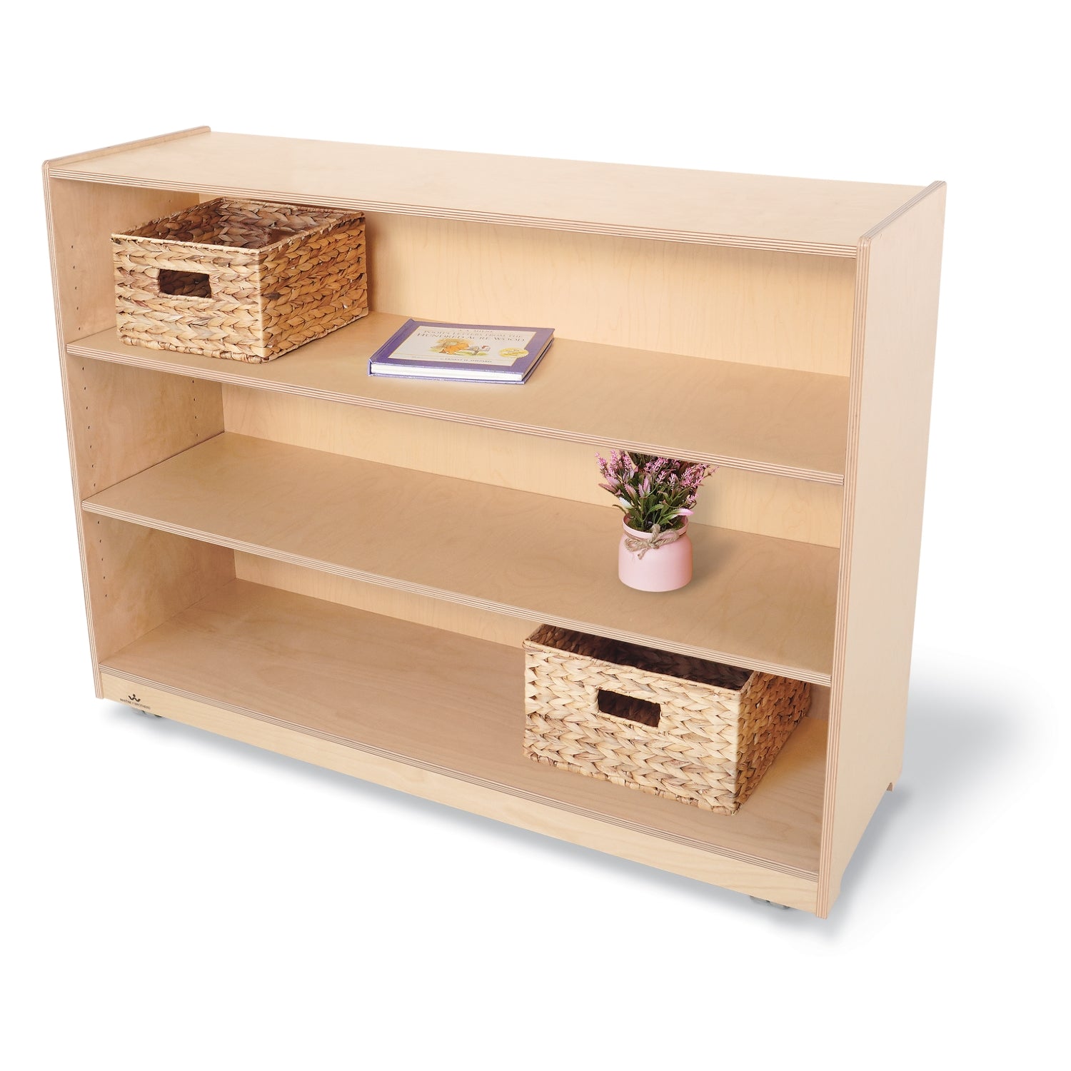 Whitney Brothers Mobile Shelf Cabinet 36H