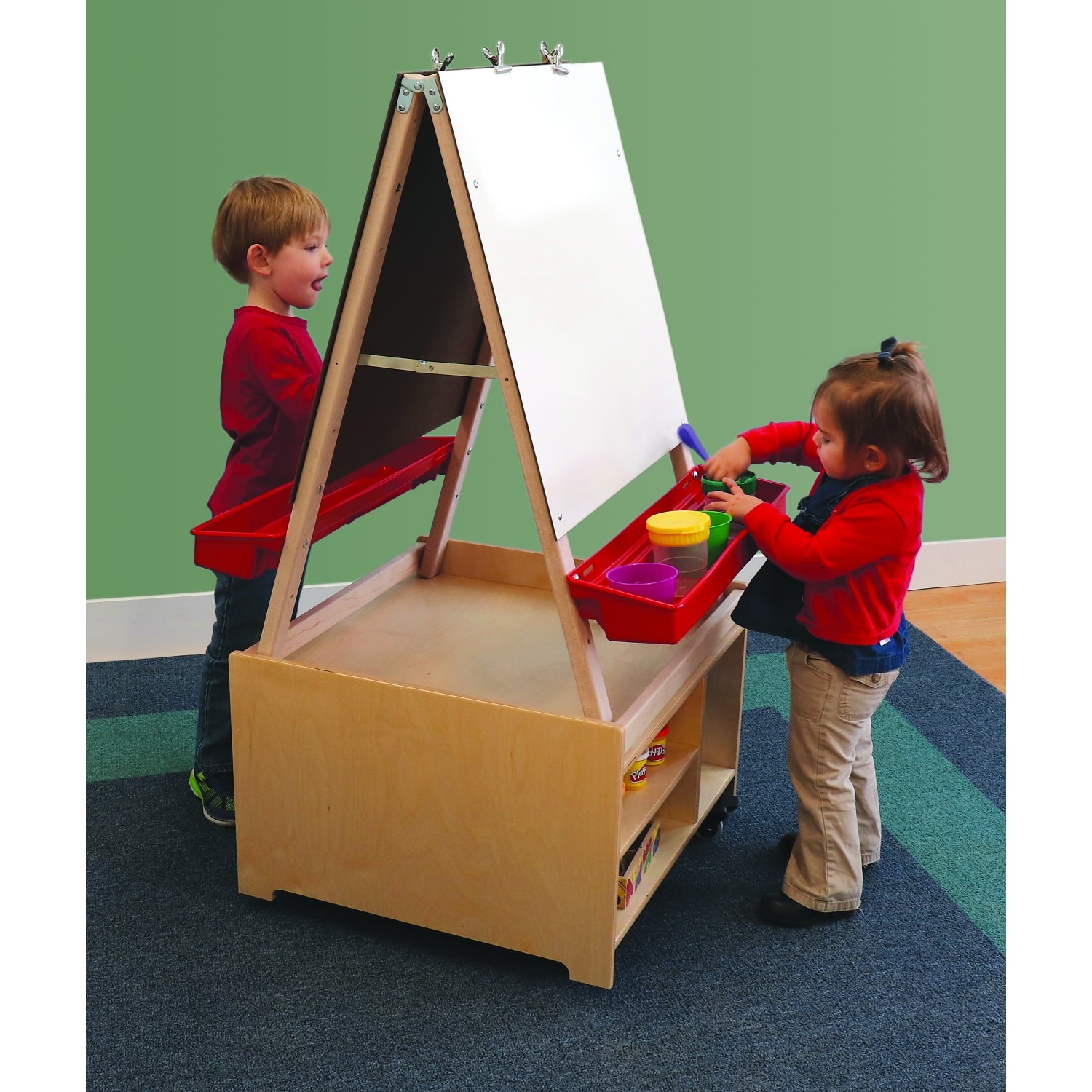 Whitney Brothers Mobile Art Center - Two Station Set