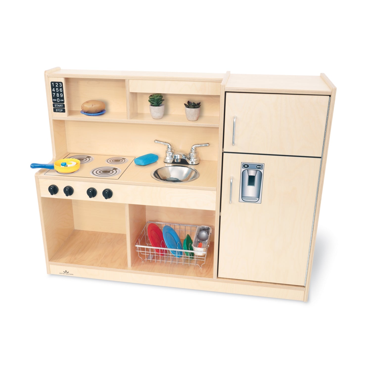 Whitney Brothers Toddler Kitchen Combo-Natural