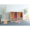 Whitney Brothers Toddler 8 Section Coat Locker With Trays
