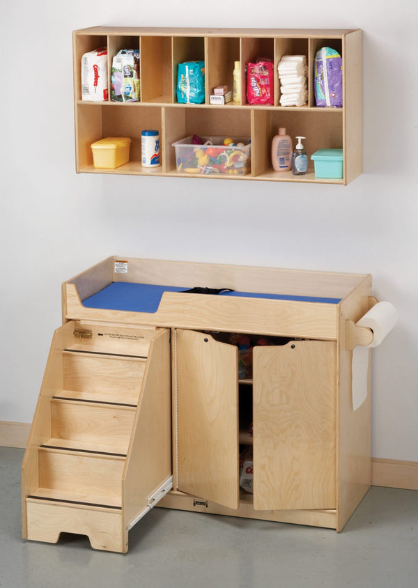 Jonti-CraftÂ® Changing Table - with Stairs Combo - Left