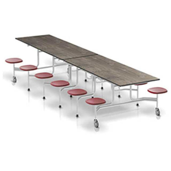 Palmer Hamilton 12' Twelve Stool Table 29"h x 30"w x 144"l