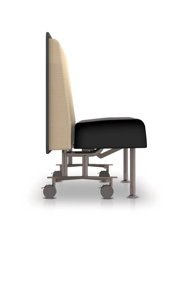 Palmer Hamilton Chariot Mobile Booths 48†Long booth for standard seating for 6 adults.