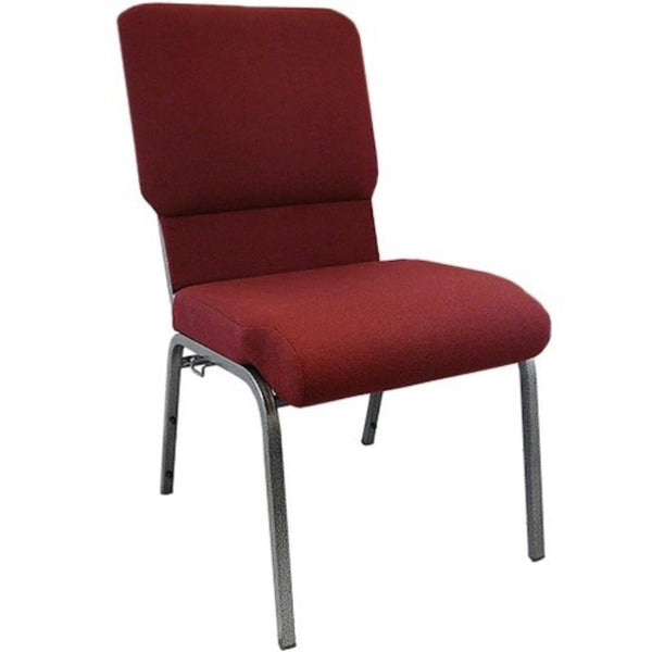 Flash Furniture Advantage Maroon Pattern Chair - 18.5 in. Wide