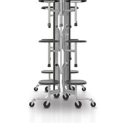 Palmer Hamilton 60T Stool Cafeteria Table - 30