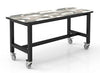 Palmer Hamilton 30x72 Inspiration Table with Casters 30"high