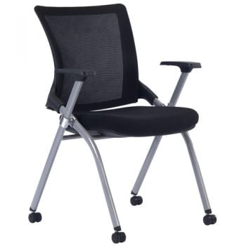 Deluxe Folding Nesting Chair with Mesh Back