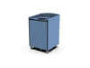 Palmer Hamilton Single Top-Load Trash Receptacle with Casters 55 gallon