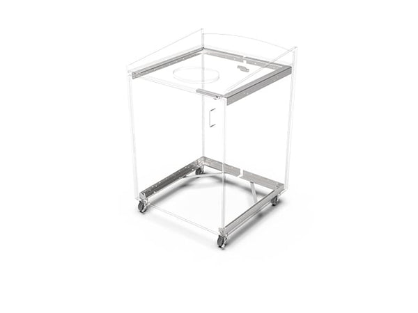 Palmer Hamilton Single Top-Load Trash Receptacle with Casters 55 gallon