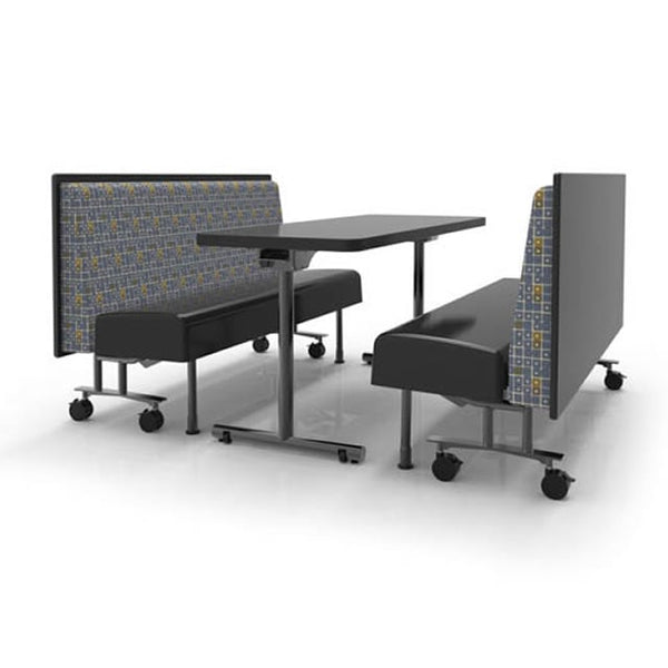 Palmer Hamilton Chariot Mobile Booths 48†Long booth for standard seating for 6 adults.