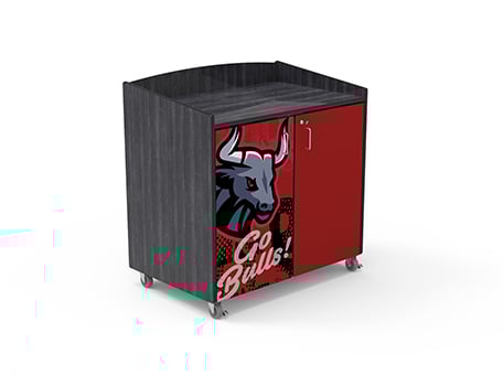 Palmer Hamilton Condiment Cabinet Flat top 43.4"H x 42"W x 27.2"D