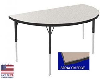 USA Capitol 60" Half Round Activity Tables