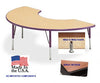USA Capitol 36" x 72" Half Moon Activity Tables