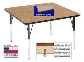 USA Capitol 36" Square Activity Tables