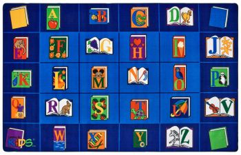 Carpets for Kids 6700 Sequential Seating Literacy Rug 6' x 9'