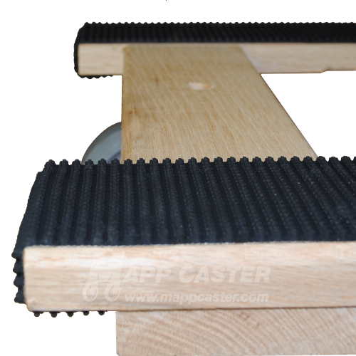 Whitney Brothers Four Wheel Dolly with 5" Polyurethane Non-Marring Wheels, 1,000lb capacity