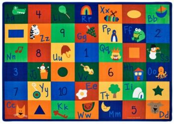 Carpets for Kids #7012 Learning Blocks 8'4" x 11'8"