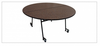 Palmer Hamilton 48" Round Shaped Mobile Table
