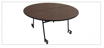 Palmer Hamilton 48" Round Shaped Mobile Table