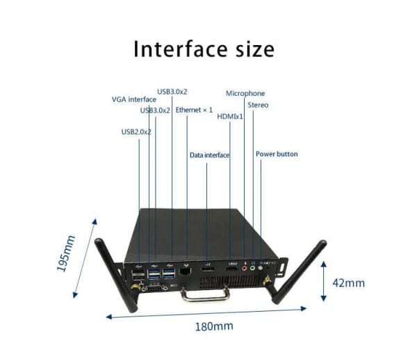 Touchview 65" Ultra Interactive Panel with USB, HID, AGG, 20 Points of Touch Ultra HD