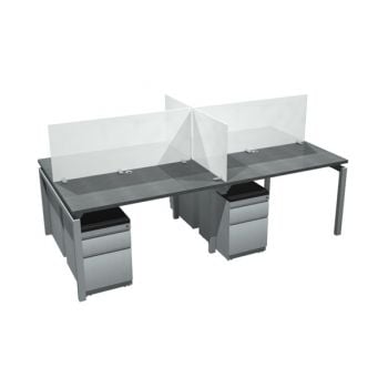 OFD 4-Plex Bench it Workstation 48" x 24"