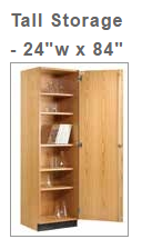 Diversified Woodcrafts Tall Storage - 24
