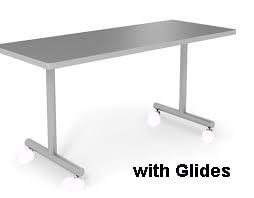 Interior Concepts, Motion Table, Arch or T-Leg, Glides, 36d x54w x29h