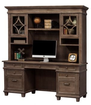 Martin Furniture Carson Collection Credenza with Hutch