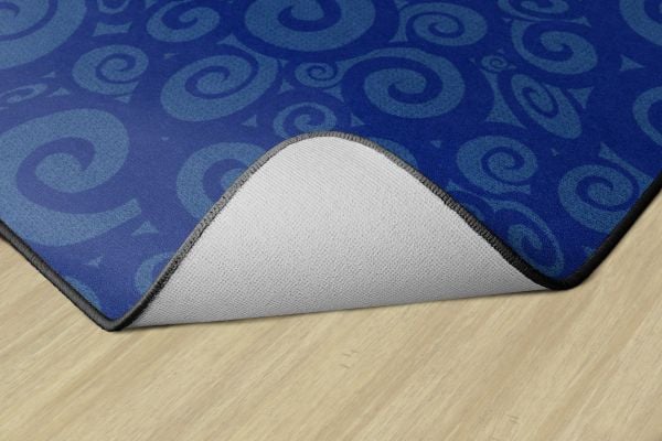 FLAGSHIP SWIRL TONE ON TONE BLUE 6X8'4