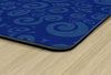 FLAGSHIP SWIRL TONE ON TONE BLUE 6X8'4
