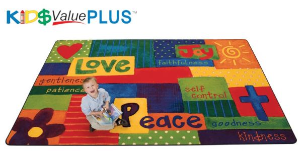 Carpets for Kids Spiritual Fruit Painted Rug 8' x 12'