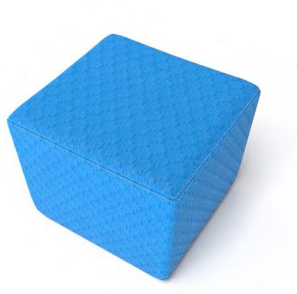 Fomcore Rectangle Ottoman KIDS**18x16x11"-17"H