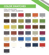 Fomcore Crescent Ottoman 18x18H- fabric/vinyl