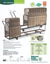 National Public Seating DY-50 Folding Chair Dolly for Vertical storage, 50 Chair Capacity