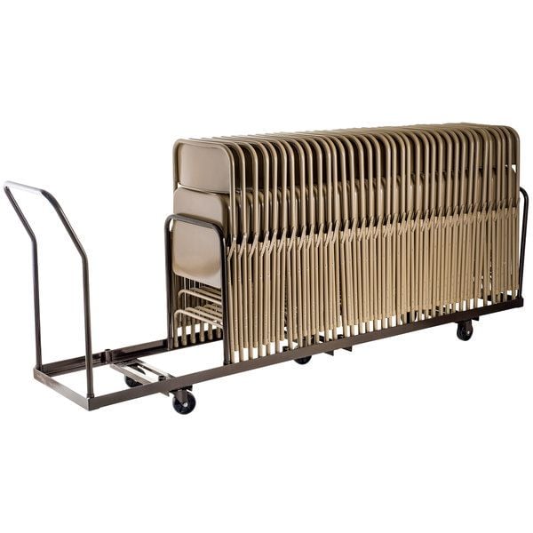 National Public Seating DY-50 Folding Chair Dolly for Vertical storage, 50 Chair Capacity