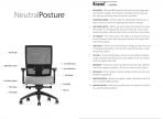 Neutral Posture Knomi Mesh Mid Back, Medium Seat, Arms, Office Chair